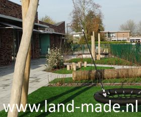 ontwerp landmade groene schoolpleinen
